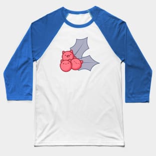 Holly Cats Baseball T-Shirt